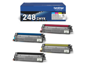 MULTIPACK Brother TN248 4 Toner Negro