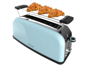 Añadir a la cesta Tostadora Vertical 1 Ranura Larga Toastin' Time 850 Blue Tostadora Vertical 1 Ranura Larga Toastin' Time 850 Blue