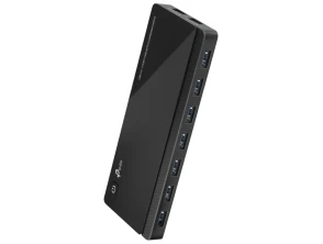Hub USB 3.0 TP-LINK UH720 7 Puertos + 2 Puertos de Carga - Diseño de Escritorio Con Adaptador de C