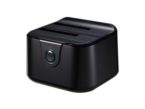 Duplicador SATA USB3.0 Tooq - Estación Docking 2X 2.5/3.5 | Negro