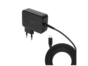 TooQ - Cargador 90W USB-C en Negro