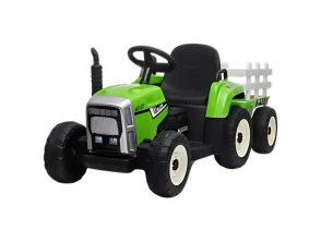 Tractor Ceres con remolque Verde - Coche eléctrico para niños
