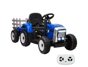 Tractor Ceres con remolque Azul - Coche eléctrico para niños