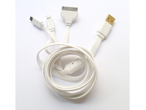 Añadir a la cesta Cable de recarga USB 3 en 1 lightning/iPhone/microUSB Cable de recarga USB 3 en 1 lightning/iPhone/microUSB