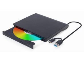 Lector / grabador DVD USB externo Gembird DVD-USB-031 Negro