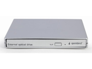 Unidad Óptica Gembird Dvd-usb-021-sv Externa Dvd±rw Usb 2.0 Plata