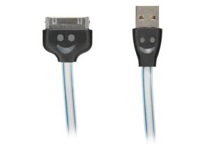 Añadir a la cesta Cable de recarga Smiling Face para iPhone 3G/3Gs/4/4S Negro Cable de recarga Smiling Face para iPhone 3G/3Gs/4/4S Negro