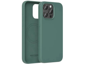 Funda Silicona MagSafe Verde Vention para iPhone 13 Pro Max