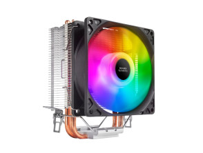 VENTILADOR CON DISIPADOR PARA CPU MARS GAMING MCPU ARGB ALUMINIO Y COBRE 2 HEATPIPES