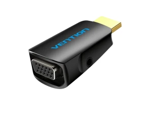 Añadir a la cesta Vention Adaptador Conversor HDMI Macho a VGA Hembra Audio Jack 3.5mm Vention Adaptador Conversor HDMI Macho a VGA Hembra Audio Jack 3.5mm