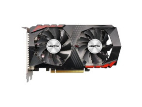 Añadir a la cesta VGA ARKTEK GEFORCE GTX 1050 TI 4GB - Tarjeta Gráfica Doble Ventilador VGA ARKTEK GEFORCE GTX 1050 TI 4GB - Tarjeta Gráfica Doble Ventilador