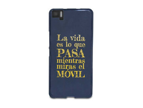 Añadir a la cesta Funda TPU Azul Tacto Goma La Vida - BQ Aquaris M5 Funda TPU Azul Tacto Goma La Vida - BQ Aquaris M5