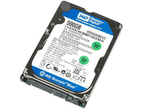 Disco duro Western Digital Scorpio Blue 500 GB 2.5''