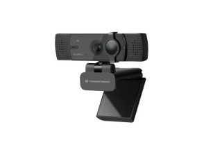 WEBCAM AMDIS CONCEPTRONIC 4K 8.3MP 80º ANGULO VISION AUTOFOCUS USB MICROFONO DUAL ADAPTADOR