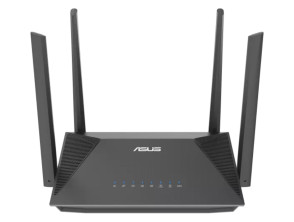 Router inalámbrico ASUS RT-AX52 AX1800 Gigabit Ethernet Doble banda (2,4 GHz / 5 GHz) - Negro