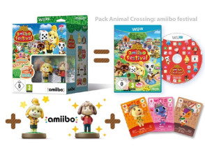 Animal Crossing: Amiibo Festival Pack (2 Figuras + 3 Tarjetas)