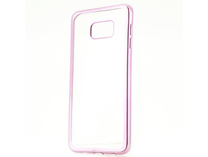 Funda TPU Metal Samsung Galaxy S6 Edge Rosa X-One