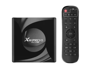 X88 PRO 13 Android TV Box 4GB/32GB Sistema Inteligente - Negro