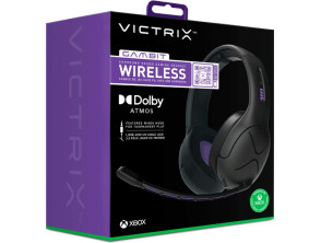 PDP Victrix Gambit Black Headset Inalámbrico para Gaming con Sonido Surround (Xbox One)