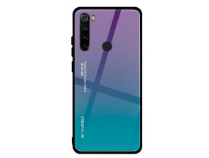 Xiaomi Redmi Note 8 Funda Premium Protection Iridiscent Blue - Turquesa
