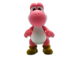 Super Mario - Yoshi Rosa Vinilo 12 cm