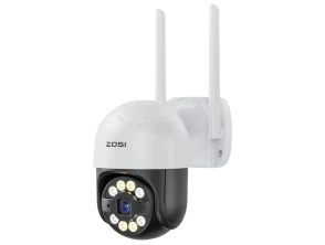 ZOSI C289 Cámara de Vigilancia 3MPx FullHD WiFi IP66 IA - Color Blanco + Tarjeta microSD 32GB