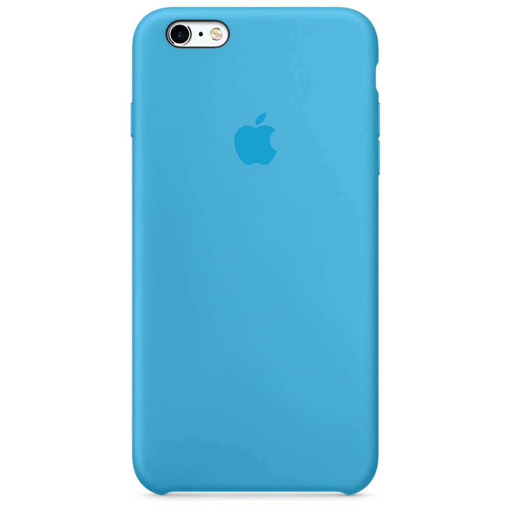 Concurso Reparador Mucho FUNDA APPLE IPHONE 6S PLUS SILICONA AZUL - DiscoAzul.com