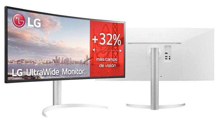 Monitor Profesional Ultrapanorámico Curvo LG UltraWide 38WQ75C-W 38