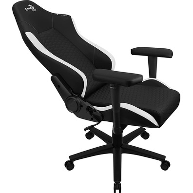 Silla Gaming Aerocool Crown Blanco/Negro