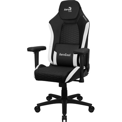 Silla Gaming Aerocool Crown Blanco/Negro