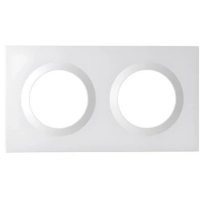 Sonoff EF2G Blanco - Marco doble para interruptores inteligentes de pared
