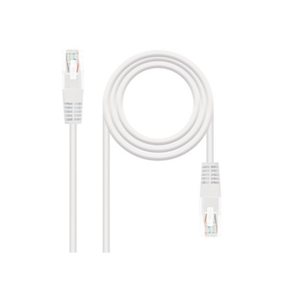 Cable de Red Nanocable CAT6 UTP RJ45 Latiguillo 0.25 M Blanco