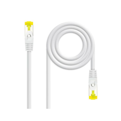 Cable de Red Nanocable CAT6A Latiguillo RJ45 SFTP Blanco 0.30M
