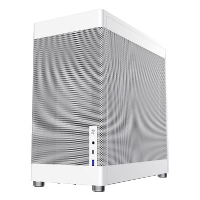 CAJA ATX COOLBOX MESH MP1 BLANCO - 1x USB 3.2, 1x USB-C, GPU MAX 355mm