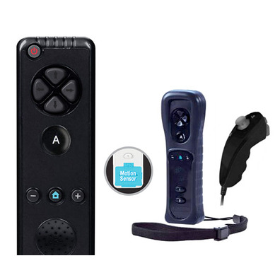 Wiimote Motion + Nunchaku Negro Kaos