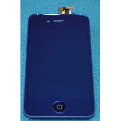 Reparación Carcasa Completa iPhone 4 Azul Metálico