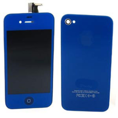 Reparación Carcasa completa iPhone 4S Azul Oscuro