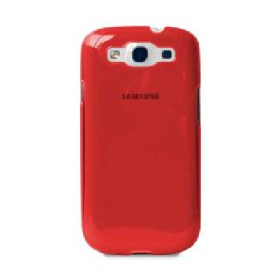 Carcasa Crystal Case Fluo Roja para Samsung Galaxy SIII