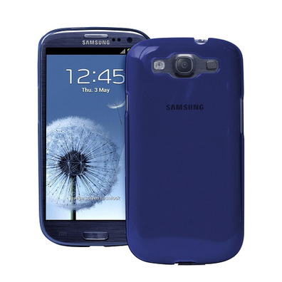 Carcasa para Samsung Galaxy SIII Crystal Case Azul
