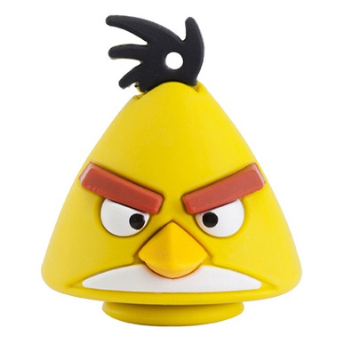 Pendrive 4 Gb Angry Birds Amarillo