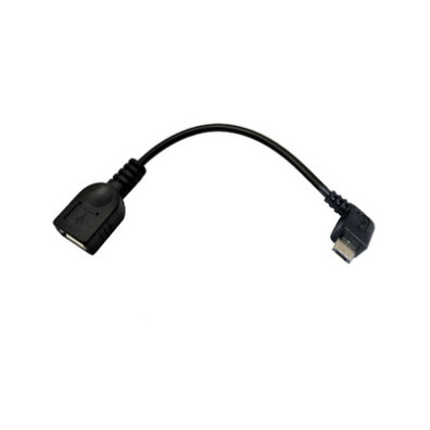 Cable Host OTG acodado tipo Micro B/M-A/H 15 cm Nanocable