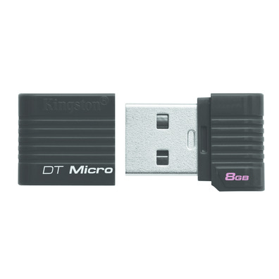 PENDRIVE 8GB USB2.0 KINGSTON DT MICRO NEGRO