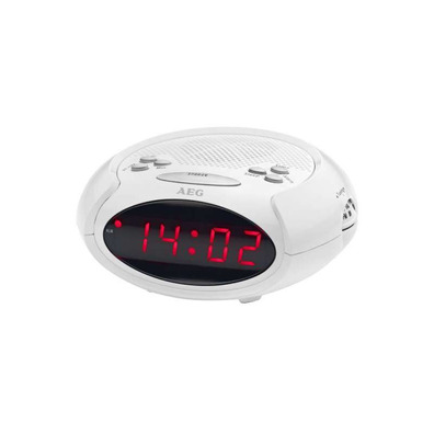 AEG Radio Despertador MRC 4136 blanco