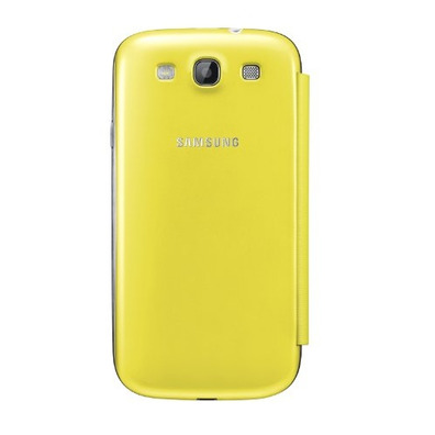 Funda oficial Galaxy S3 tipo libro amarilla