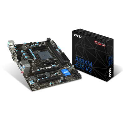 PLACA MSI A88XM-E35 V2,AMD,FM2+,A88X,2DDR3,32GB,VGA+DVI+HDMI,GBL