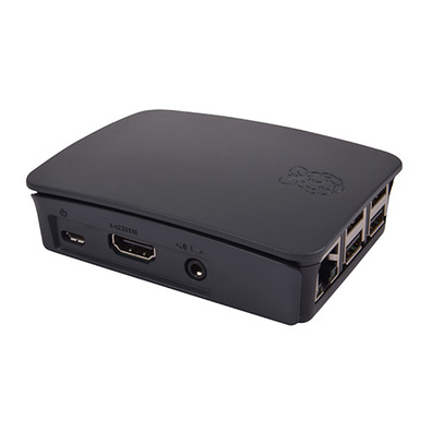 RASPBERRY Caja para Raspberry Oficial Pi 3, Negro