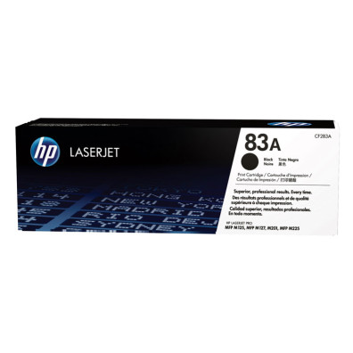 Tóner Negro HP 83A para impresoras Laserjet M127FN/FW y M125NW