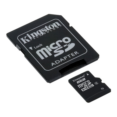 MEM MICRO SD 8GB KINGSTON CL4 + ADAPT SD