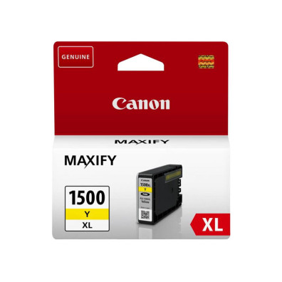 Cartucho de tinta amarillo Canon PGI-1500 XL - Alta calidad y rendimiento