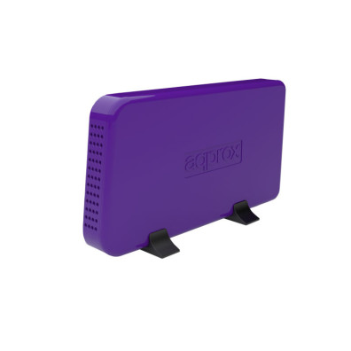 Caja Externa USB 3.5'' SATA Morado - Almacenamiento Externo Confiable